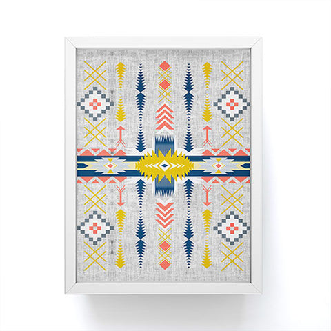 Marta Barragan Camarasa Bohemian geometric style Framed Mini Art Print