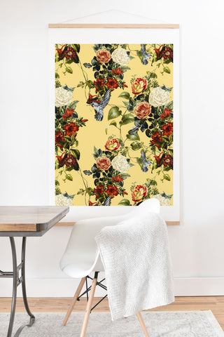 Marta Barragan Camarasa Bouquets and hummingbirds 01 Art Print And Hanger