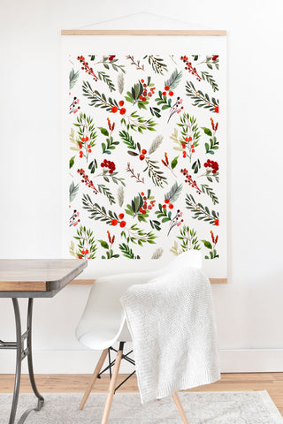 Marta Barragan Camarasa Christmas Botany 001 Art Print And Hanger