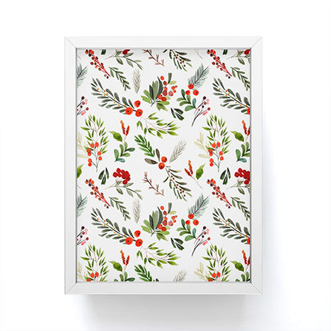 Marta Barragan Camarasa Christmas Botany 001 Framed Mini Art Print