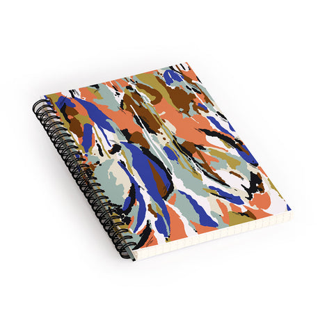 Marta Barragan Camarasa Color brushes composition Spiral Notebook