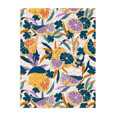 Marta Barragan Camarasa Colorful lemons and oranges F Puzzle
