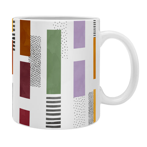 Marta Barragan Camarasa Colorful stripes and textures Coffee Mug