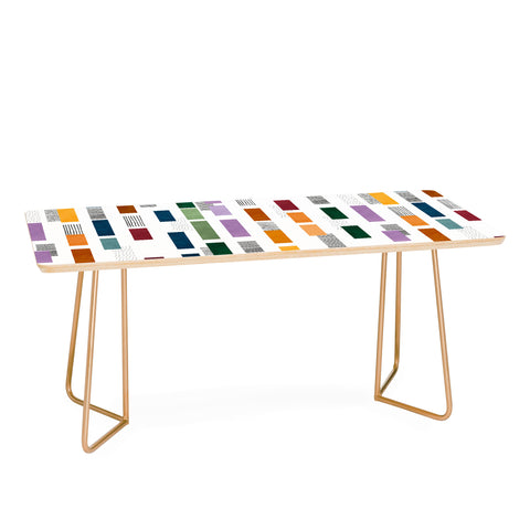 Marta Barragan Camarasa Colorful stripes and textures Coffee Table
