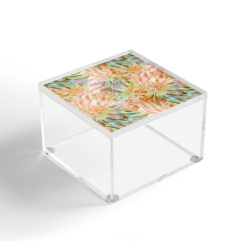 Marta Barragan Camarasa Colorful tropical summer Acrylic Box