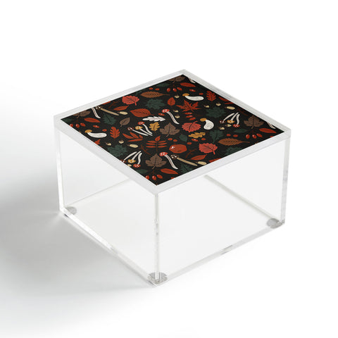 Marta Barragan Camarasa Dark autumnal mushrooms II Acrylic Box