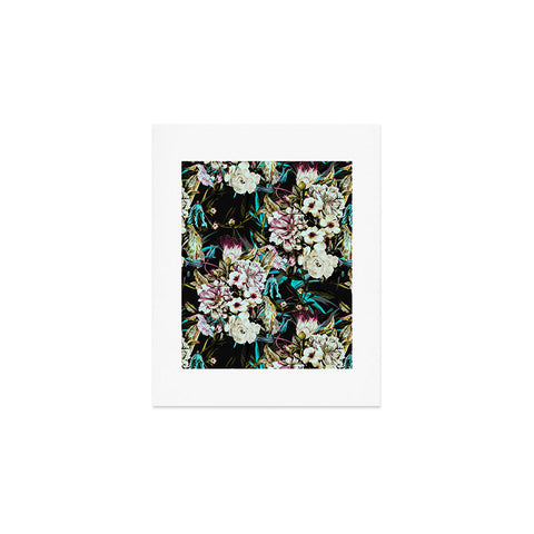 Marta Barragan Camarasa Dark wild floral 01 Art Print
