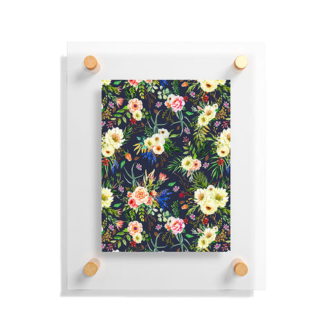 Marta Barragan Camarasa Darkness Wildflower Bouquets Floating Acrylic Print
