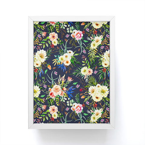 Marta Barragan Camarasa Darkness Wildflower Bouquets Framed Mini Art Print
