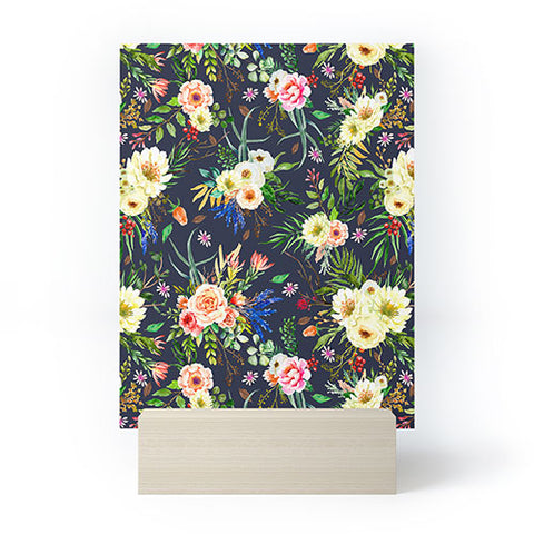 Marta Barragan Camarasa Darkness Wildflower Bouquets Mini Art Print