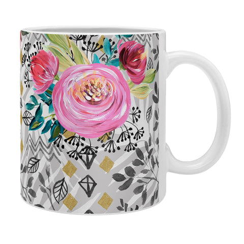 Marta Barragan Camarasa Flowered nature with geometric Coffee Mug