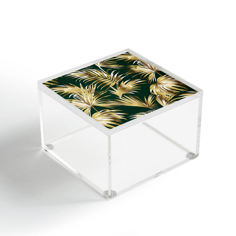 Marta Barragan Camarasa Golden palms II Acrylic Box