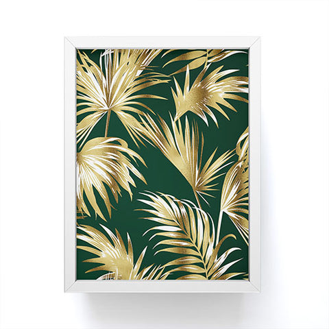 Marta Barragan Camarasa Golden palms II Framed Mini Art Print