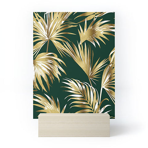 Marta Barragan Camarasa Golden palms II Mini Art Print