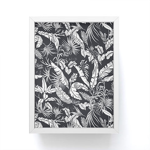 Marta Barragan Camarasa Jungle BW Framed Mini Art Print