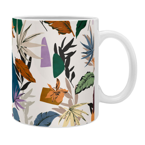 Marta Barragan Camarasa Leaf colorful modern jungle Coffee Mug