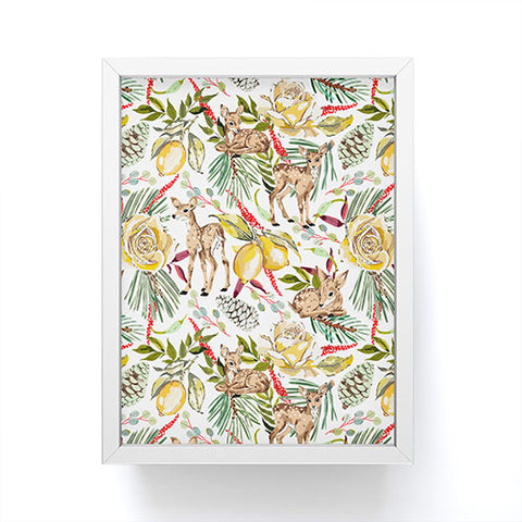Marta Barragan Camarasa Lemons in the fawn forest 22 Framed Mini Art Print