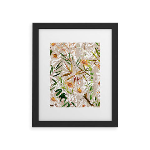 Marta Barragan Camarasa Lush wild meadow U8 Framed Art Print