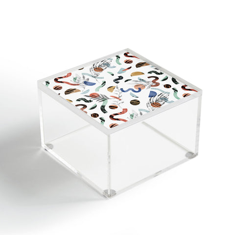 Marta Barragan Camarasa Marble nature geometric II Acrylic Box