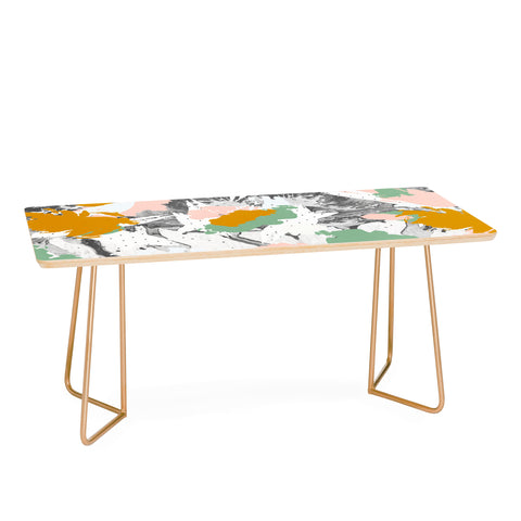 Marta Barragan Camarasa Marbled abstract in the colors Coffee Table