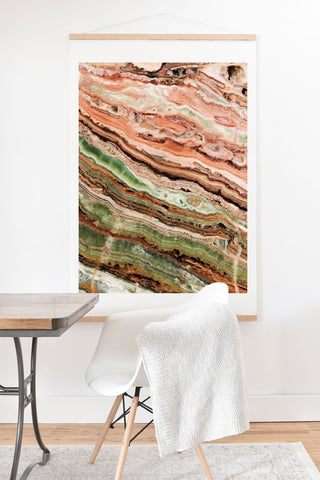 Marta Barragan Camarasa Mineral texture detail Art Print And Hanger