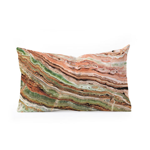 Marta Barragan Camarasa Mineral texture detail Oblong Throw Pillow