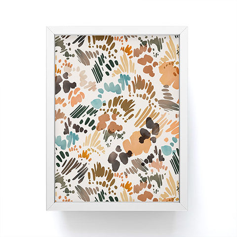 Marta Barragan Camarasa Modern abstract of brush stroke Framed Mini Art Print