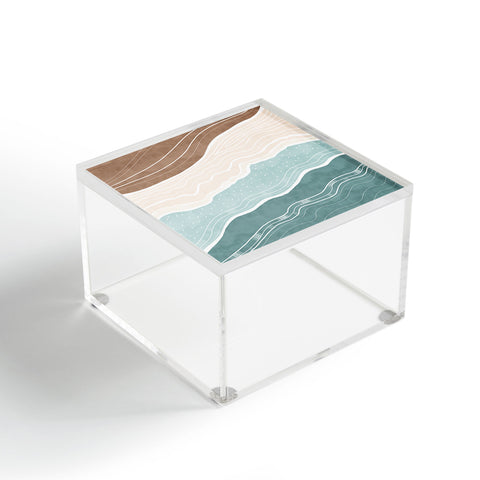 Marta Barragan Camarasa Modern beach abstract II Acrylic Box