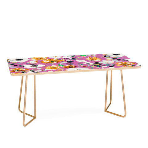 Marta Barragan Camarasa Modern colorful wild meadow Coffee Table
