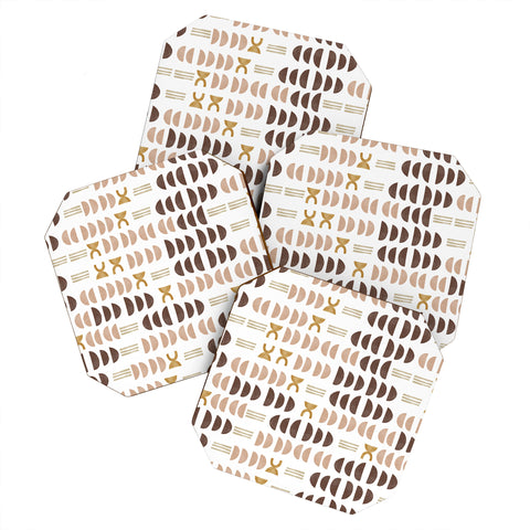 Marta Barragan Camarasa Modern geometric mosaic 10 Coaster Set