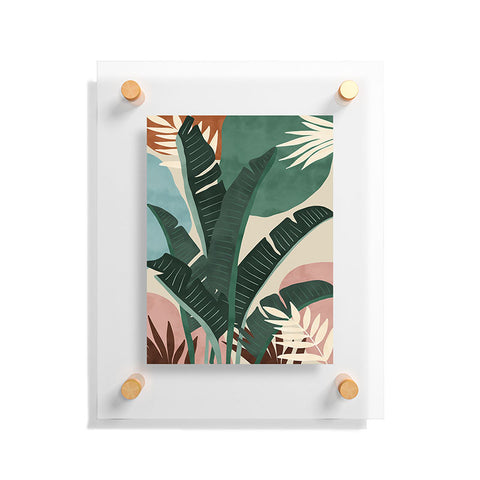 Marta Barragan Camarasa Modern jungle shapes Floating Acrylic Print