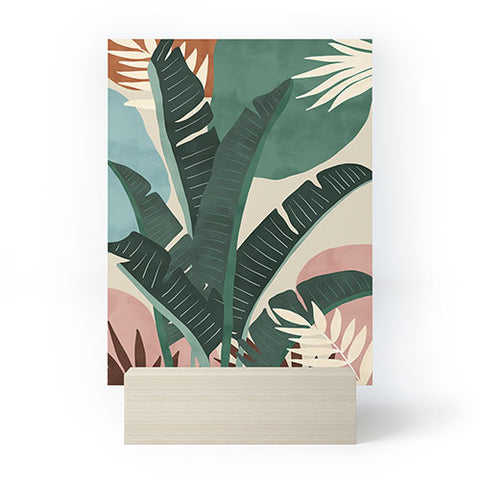 Marta Barragan Camarasa Modern jungle shapes Mini Art Print