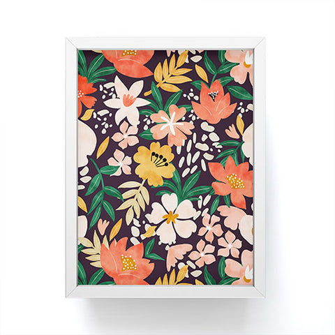 Marta Barragan Camarasa Modern meadow blooming Framed Mini Art Print