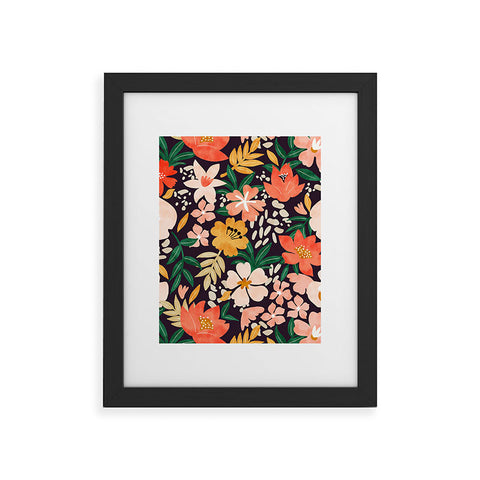 Marta Barragan Camarasa Modern meadow blooming Framed Art Print