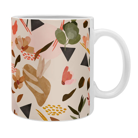 Marta Barragan Camarasa Modern nature abstract brush Coffee Mug