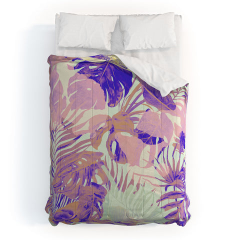 Marta Barragan Camarasa Modern paint abstract jungle Comforter