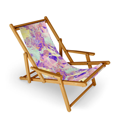 Marta Barragan Camarasa Modern paint abstract jungle Sling Chair