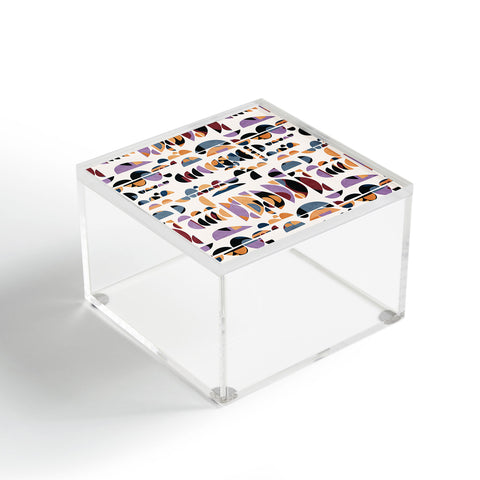Marta Barragan Camarasa Modern pattern shapes in forms Acrylic Box