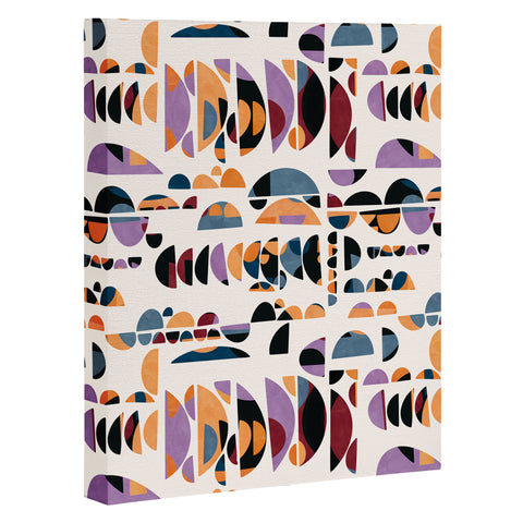 Marta Barragan Camarasa Modern pattern shapes in forms Art Canvas