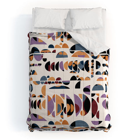 Marta Barragan Camarasa Modern pattern shapes in forms Comforter