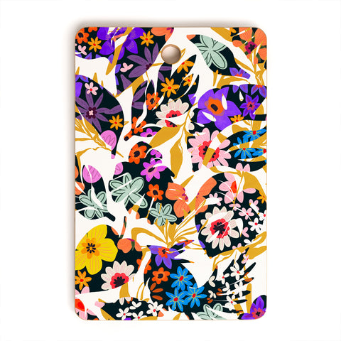 Marta Barragan Camarasa Modern tropical floral Cutting Board Rectangle