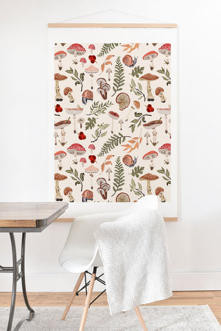 Marta Barragan Camarasa Mushroom seasonal Art Print And Hanger
