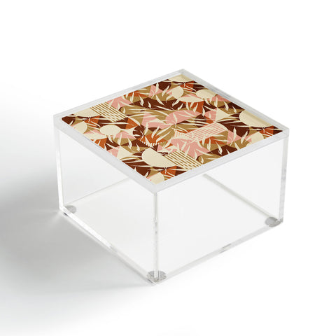 Marta Barragan Camarasa Nature with retro mosaic Acrylic Box