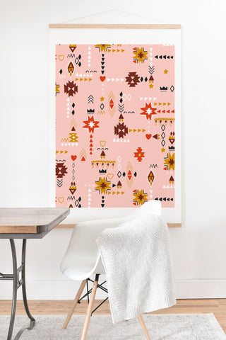 Marta Barragan Camarasa Nice pink Nomad Art Print And Hanger