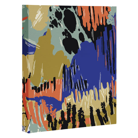 Marta Barragan Camarasa Paintbrush abstract colors 23 Art Canvas