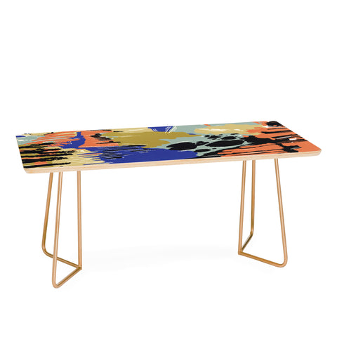 Marta Barragan Camarasa Paintbrush abstract colors 23 Coffee Table