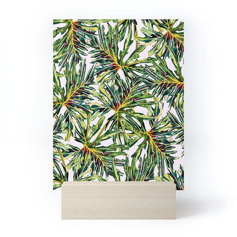 Marta Barragan Camarasa Palm leaves paradise Mini Art Print