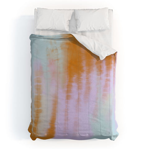Marta Barragan Camarasa Pastel colors tie dye 71 Comforter