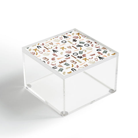 Marta Barragan Camarasa Pattern desert shapes Acrylic Box