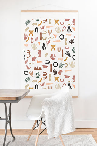 Marta Barragan Camarasa Pattern desert shapes Art Print And Hanger